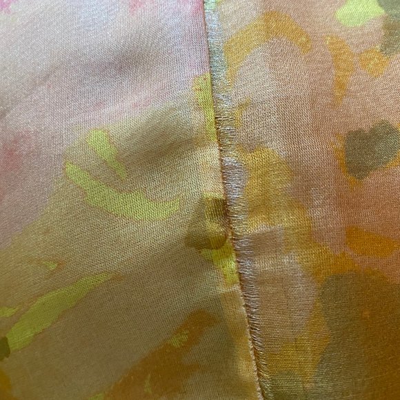 BADGLEY MISCHKA Pink Gold Floral Cocktail Dress - Picture 7 of 8